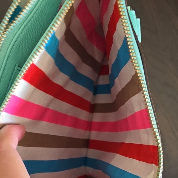 Kate Spade Aqua Blue Tote Bag - Picture 7 of 16